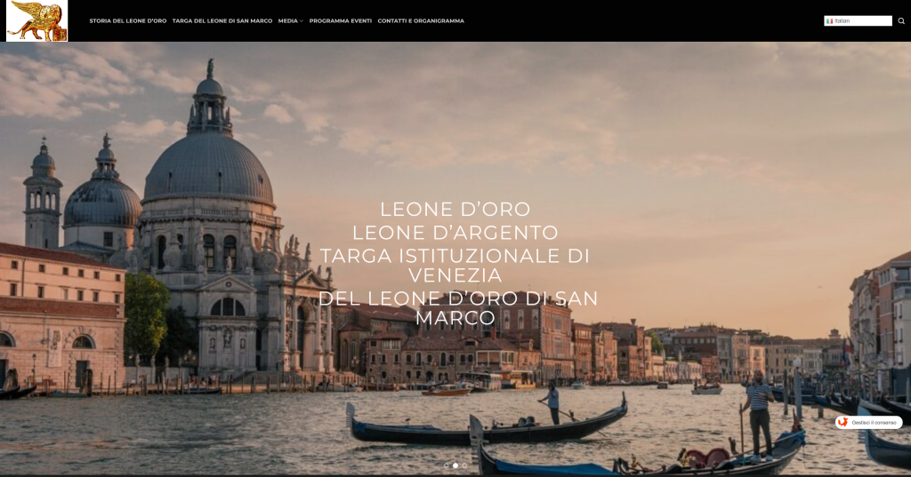 granpremio internazionale di venezia screenshot sito → PROMIUM Screenshot sito arnia
