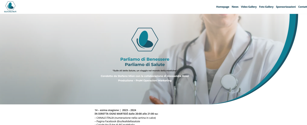 screen sito Sulle Ali della Salute → PROMIUM Screenshot sito arnia