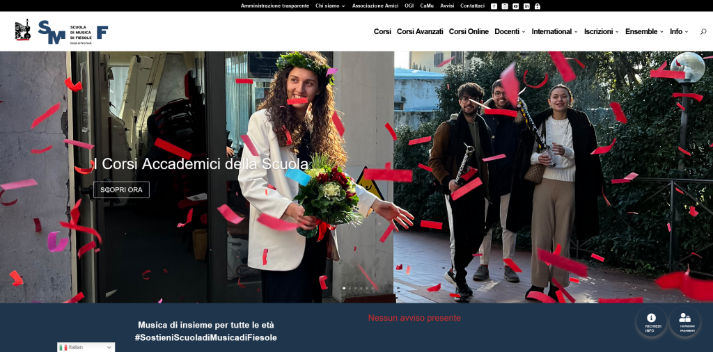 smf → PROMIUM Screenshot sito arnia