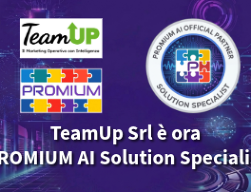TeamUp Srl è ora ufficialmente PROMIUM AI Solution Specialist